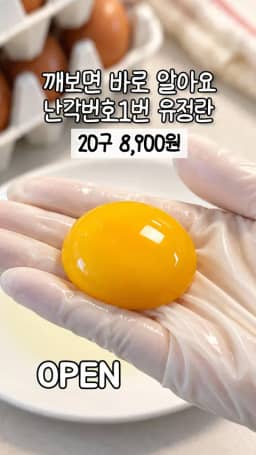 난각번호1번 유정란 공구 사진